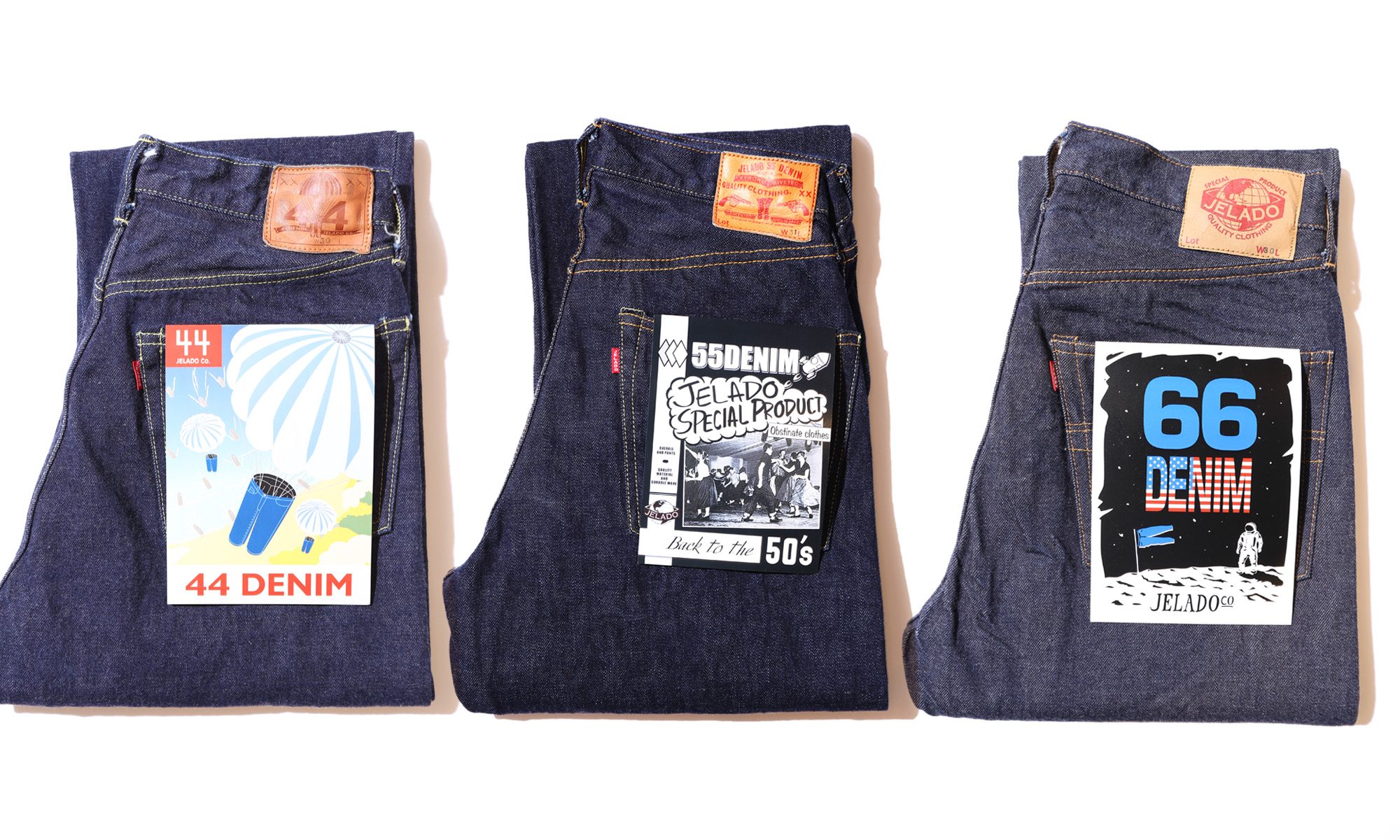 JERADO -5 POCKET DENIM PANTS inspired by vintage-