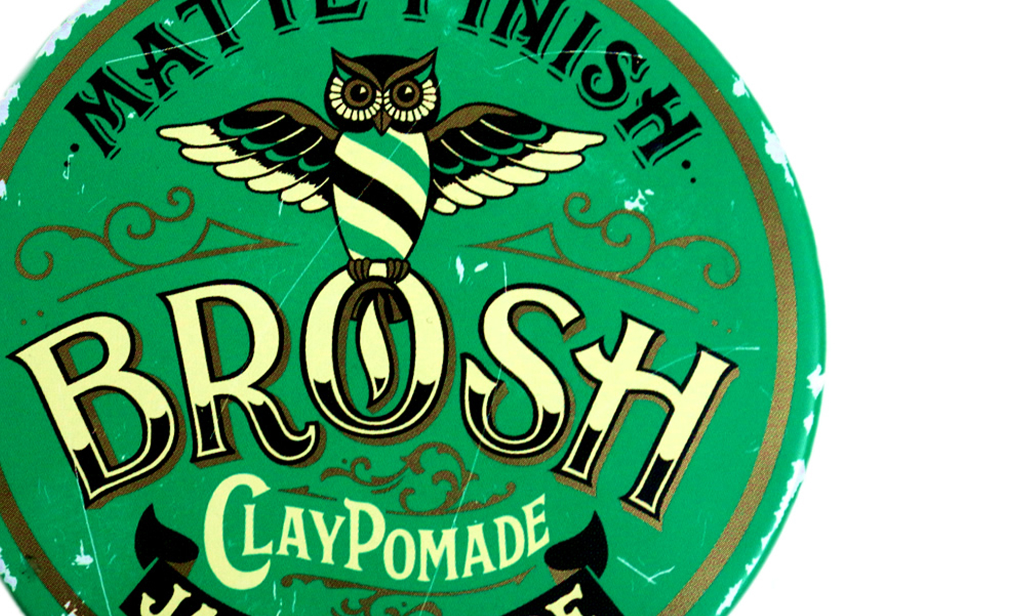 男髪を作り上げる“純国産ポマード”　「BROSH CLAY POMADE」